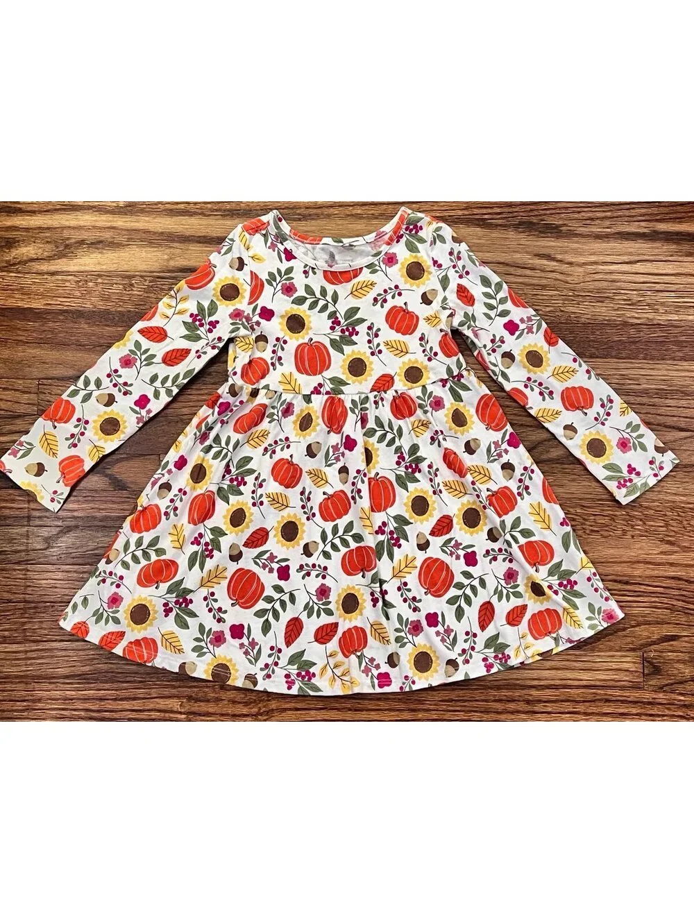 TCP Girls 2-pack of Long Sleeve Dresses: Fall Dress & Halloween Dress (3T)